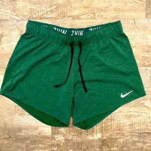 Green Nike Dri-Fit Women’s Shorts-Small